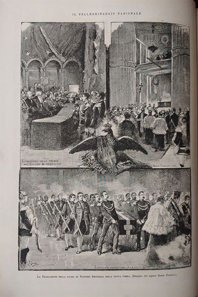 Traslazione della salma di Vittorio Emanuele II, 1884
