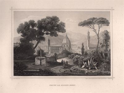 Firenze, Giardino Boboli, 1860