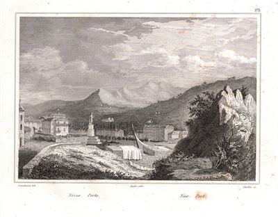 Nizza, il porto, 1835