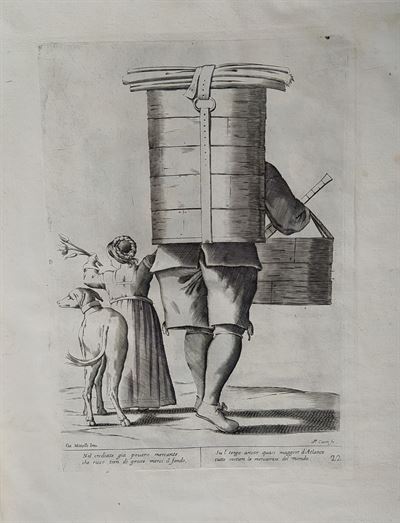 Mitelli Giuseppe Maria, Arti e Mestieri per la via, Venditore ambulante, 1660