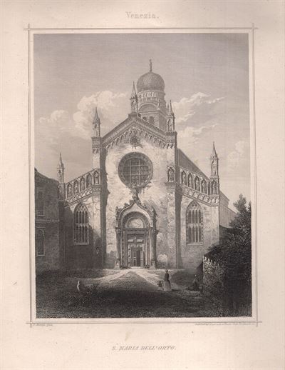Venezia, Santa Maria dell'Orto, 1860