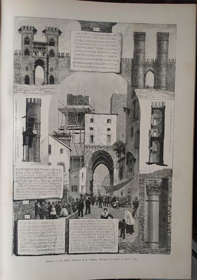 Genova, la porta Soprana di S.Andrea, 1884