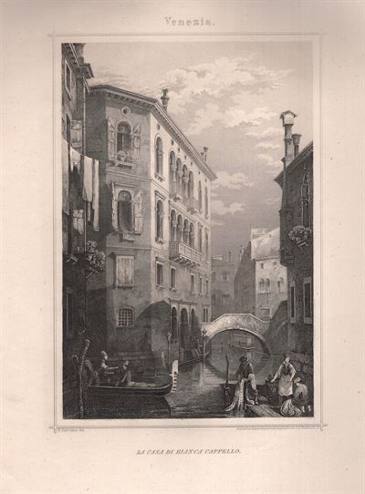 Venezia, La Casa di Bianca Cappello, 1860