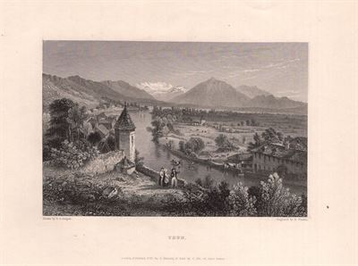 Thun, Svizzera, 1850