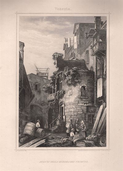 Venezia, Avanzi della dimora dei tribuni, 1860