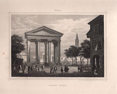 Milano, Barriera Ticinese, 1860
