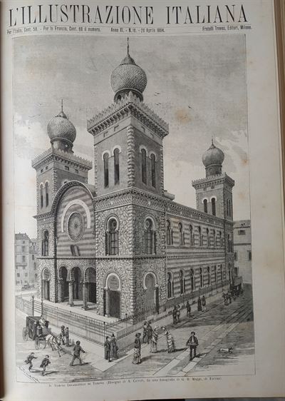 Torino, Tempio Israelitico, 1884