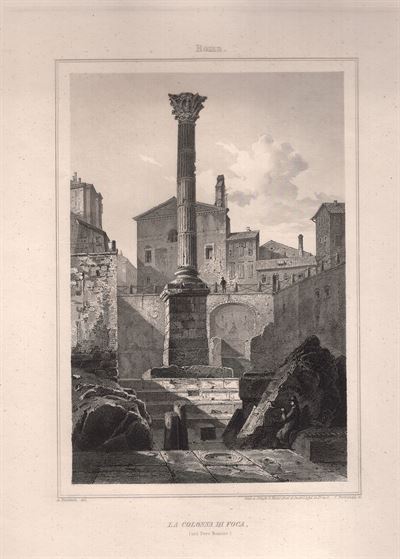 Roma, La Colonna di Foca, 1860
