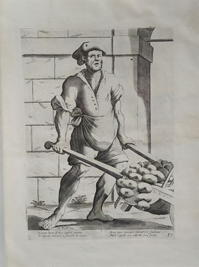 Mitelli Giuseppe Maria, Arti e Mestieri per la via, Venditore di cipolle, Cipollaro, 1660