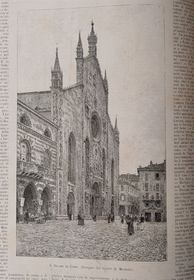 Como, il Duomo, 1884