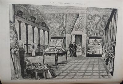 La sala delle corone al Quirinale, 1884