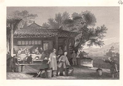 Die Theebereitung, Cina, 1850