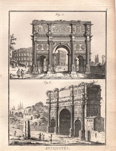 Roma, Arco di Costantino, 1771