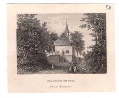 Kussnacht, Svizzera, Chapelle de Tell, 1850