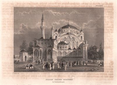 Costantinopoli, Istanbul, Sultan Selims Moschee, 1850