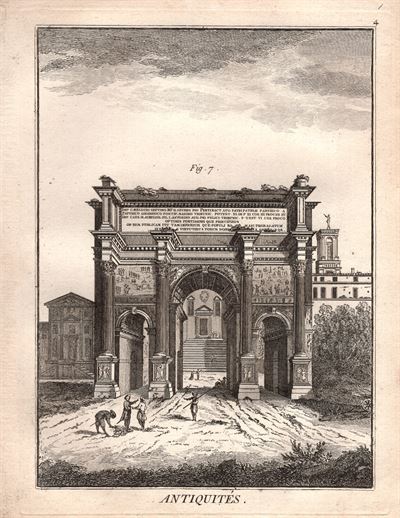 Roma, Arco di Settimio Severo, 1771