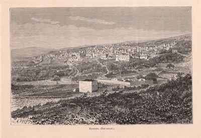Nazareth, Israele, 1860