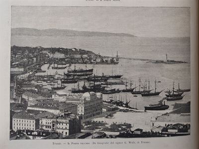 Trieste, Il Porto Nuovo, 1884