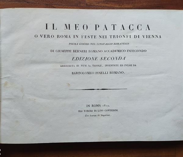 Pinelli Bartolomeo, Meo Patacca, 1823