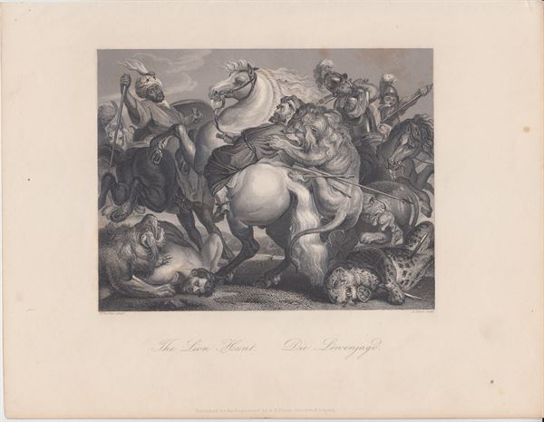 Quattro incisioni di Rubens di A.H.Payne - 1840-50
