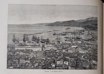 Trieste, Il Porto Vecchio, 1884