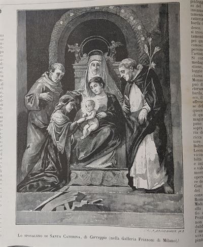 Correggio, Lo sposalizio di Santa Caterina, 1884