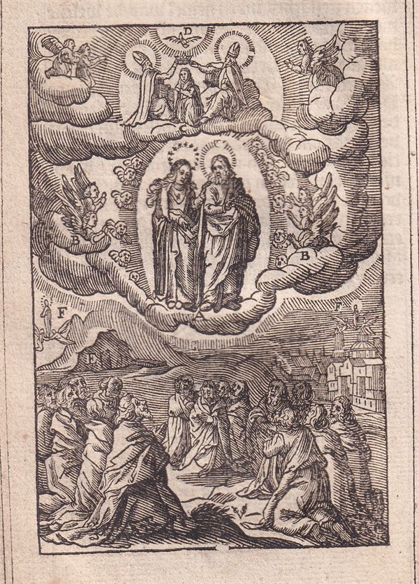 ​Stampe di soggetto religioso del XVII secolo cm.11x7