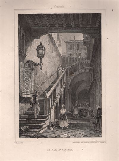 Venezia, La Casa di Goldoni, 1860