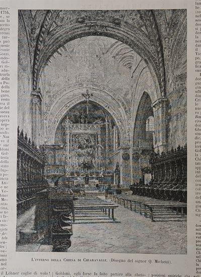 Chiaravalle, Interno della Chiesa, 1884