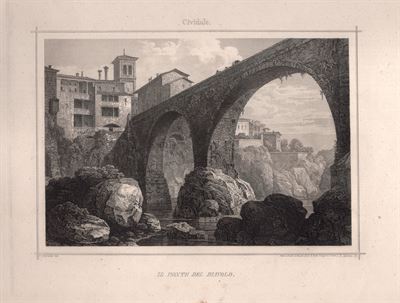Cividale, Il Ponte del diavolo, 1860