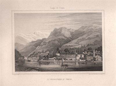 Como, Il promontorio di Torno, 1860