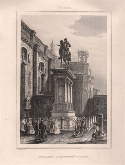 Venezia, Monumento di Bartolomeo Colleoni, 1860