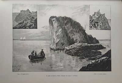 Il sasso di Dante a Duino in esilio, 1884