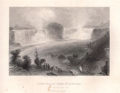 Niagara, Der fall des Niagara, 1850