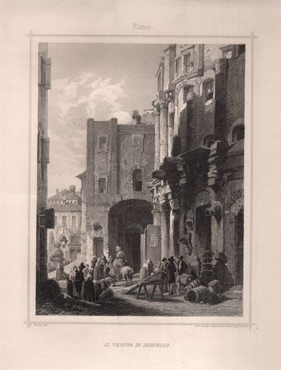 Roma, Il Teatro di Marcello, 1860