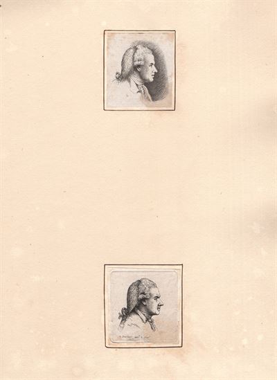 David Deuchar (1743-1808), Profili di uomini con parrucca