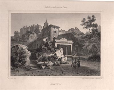 Albano, Monte cavo, Marino, 1860
