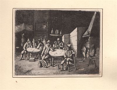 David Deuchar (1743-1808), Contadini che discutono in una locanda