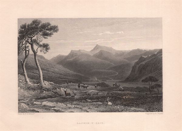 Lochnagar nelle Highland Aberdeenshire, Lachin y gair, 1832