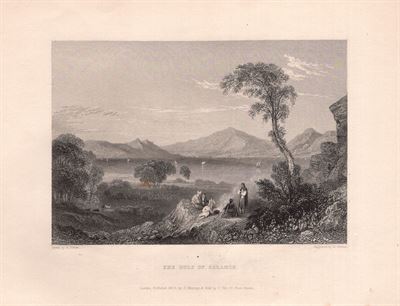 Grecia, Golfo di Salamina, Salamis, 1833
